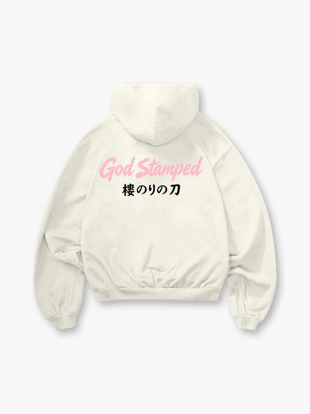 Japanese Text Graphic Hoodie