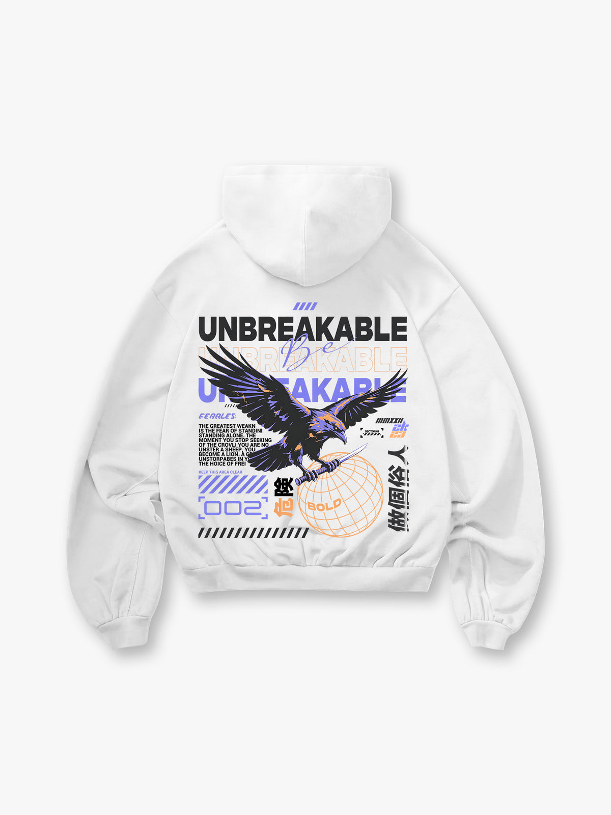 Unbreakable Eagle Globe Hoodie