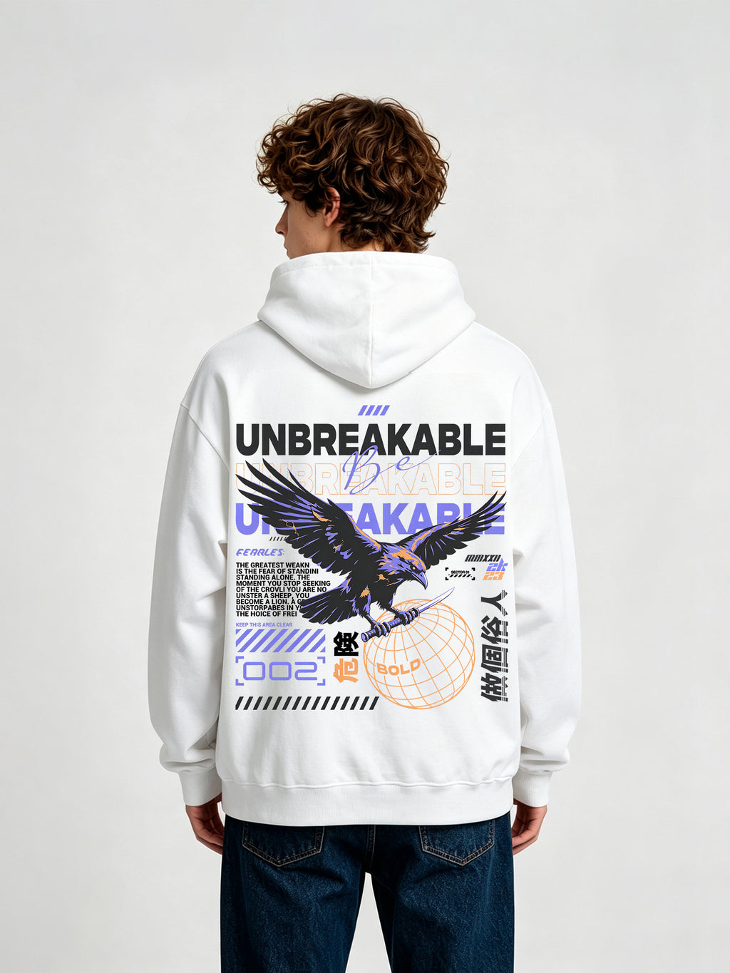 Unbreakable Eagle Globe Hoodie