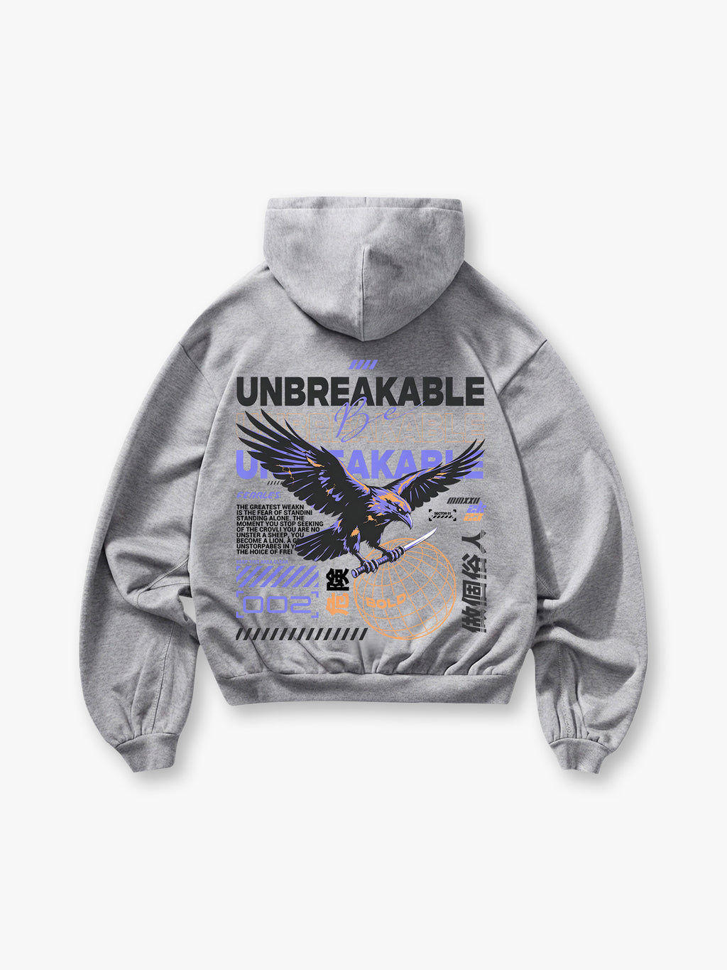 Unbreakable Eagle Globe Hoodie