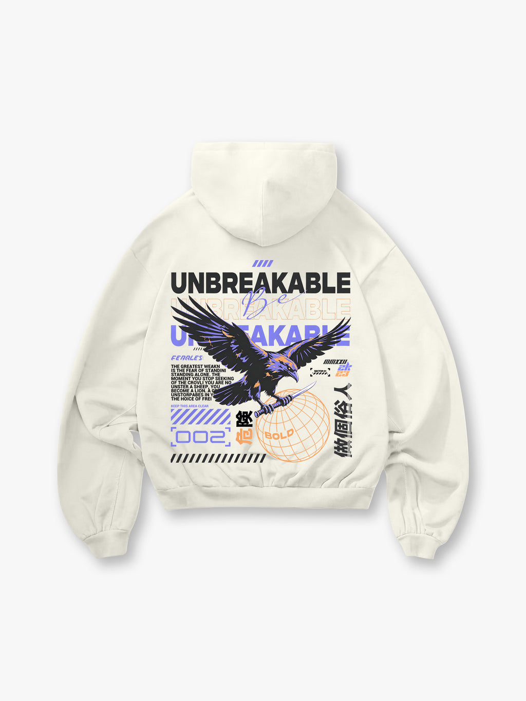 Unbreakable Eagle Globe Hoodie
