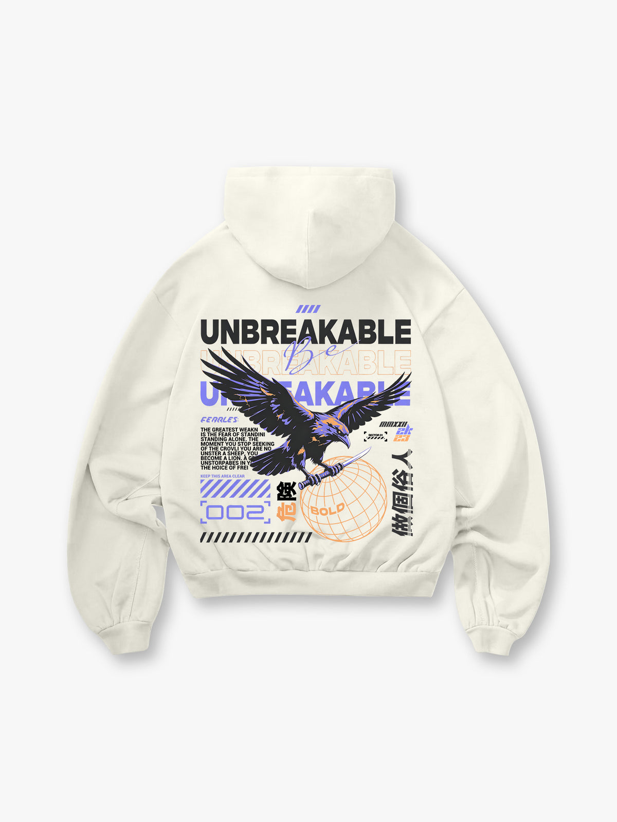 Unbreakable Eagle Globe Hoodie