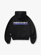Double Text Graphic Hoodie