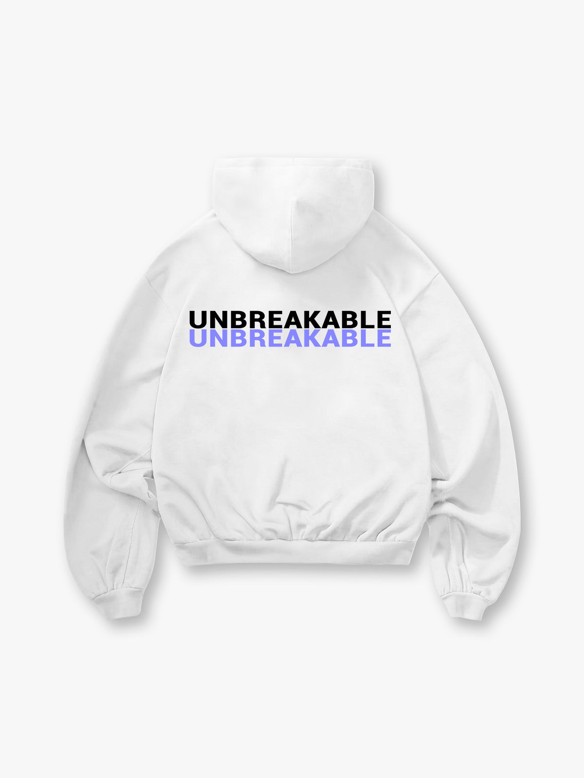 Double Text Graphic Hoodie