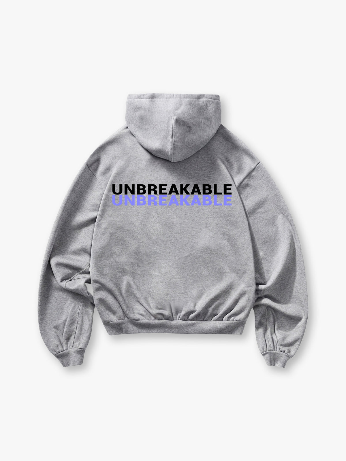 Double Text Graphic Hoodie