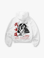 Bushido Samurai Helmet Skull Hoodie