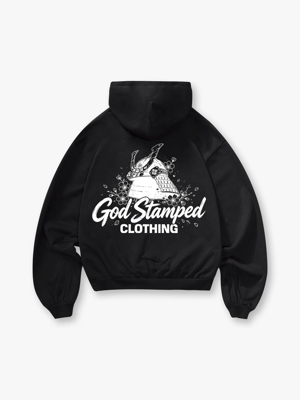 Samurai Helmet Sakura Hoodie