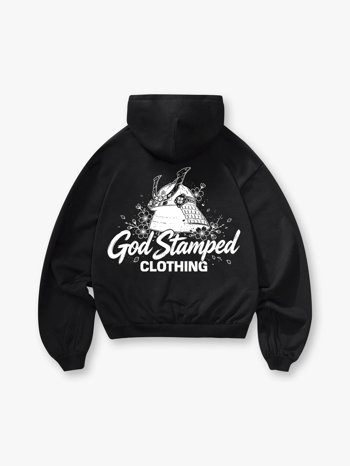 Samurai Helmet Sakura Hoodie
