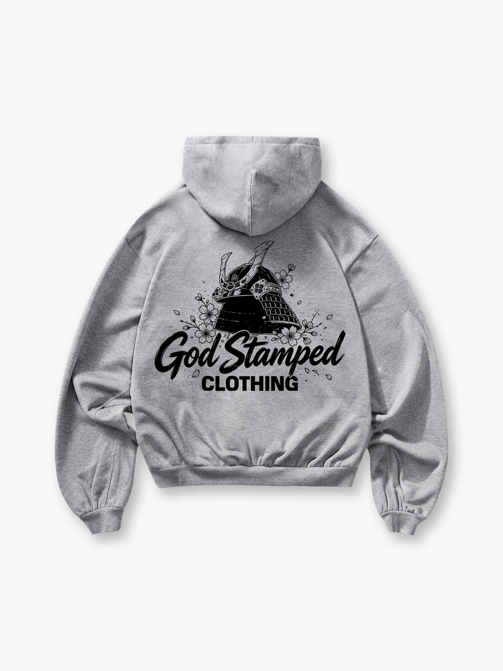Samurai Helmet Sakura Hoodie