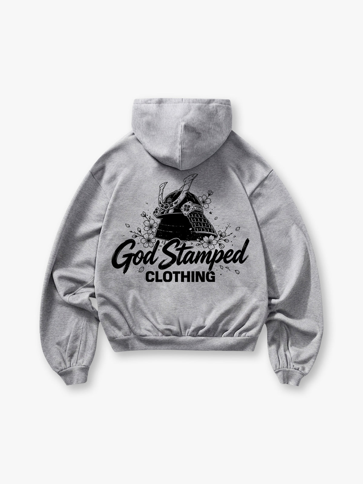 Samurai Helmet Sakura Hoodie