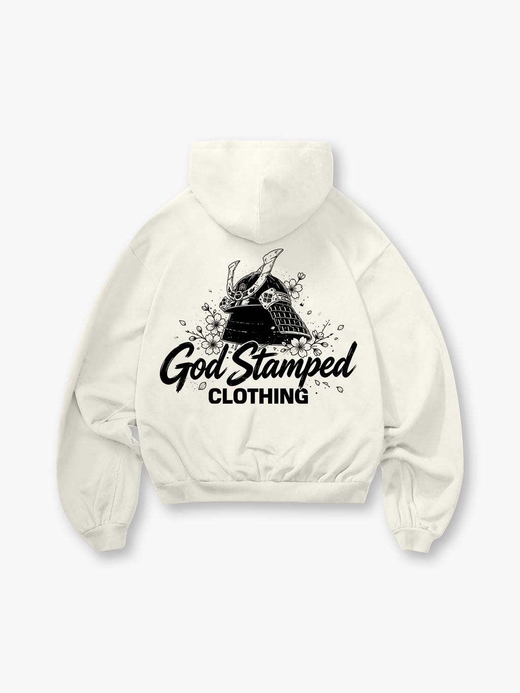 Samurai Helmet Sakura Hoodie