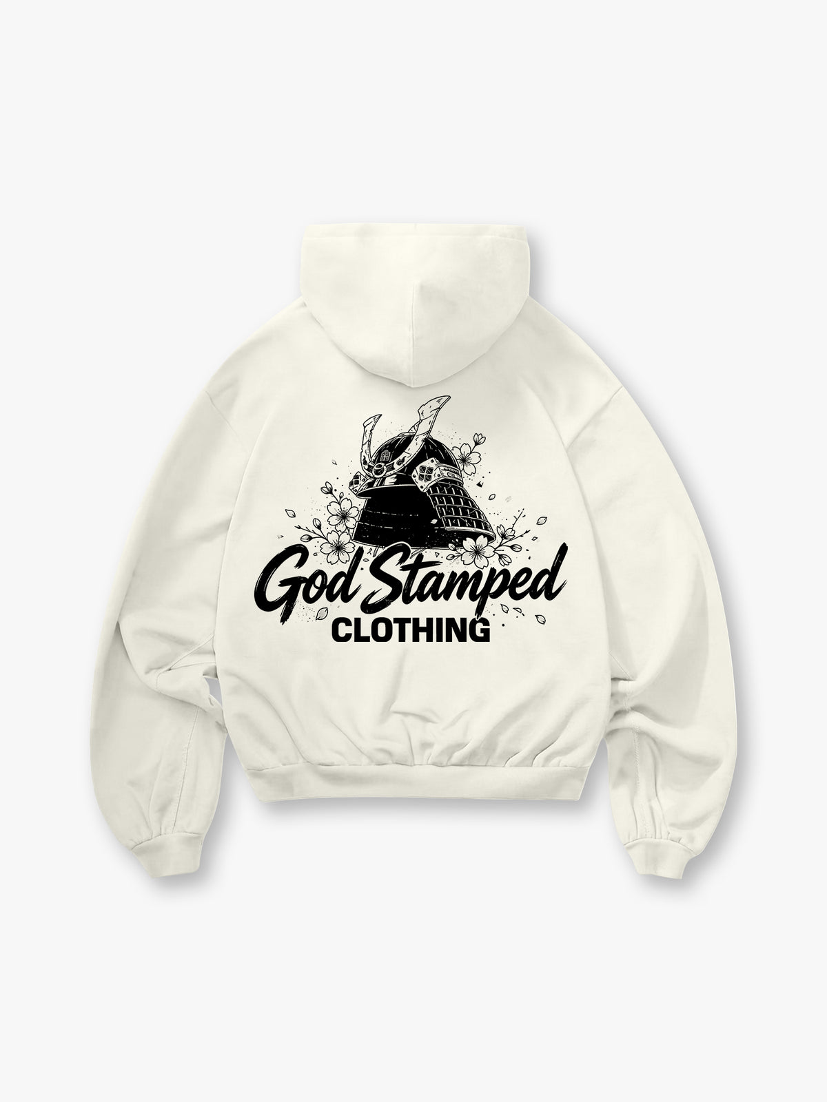 Samurai Helmet Sakura Hoodie