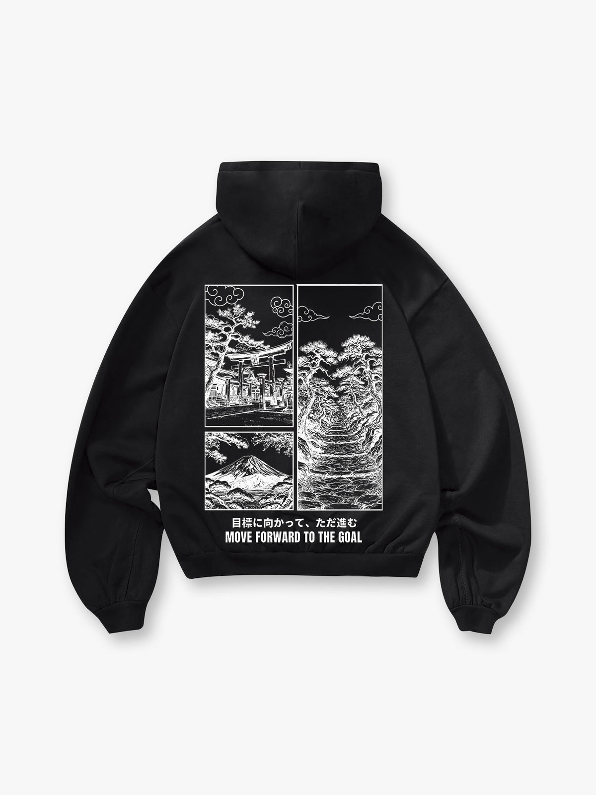 Mount Fuji Torii Gate Hoodie