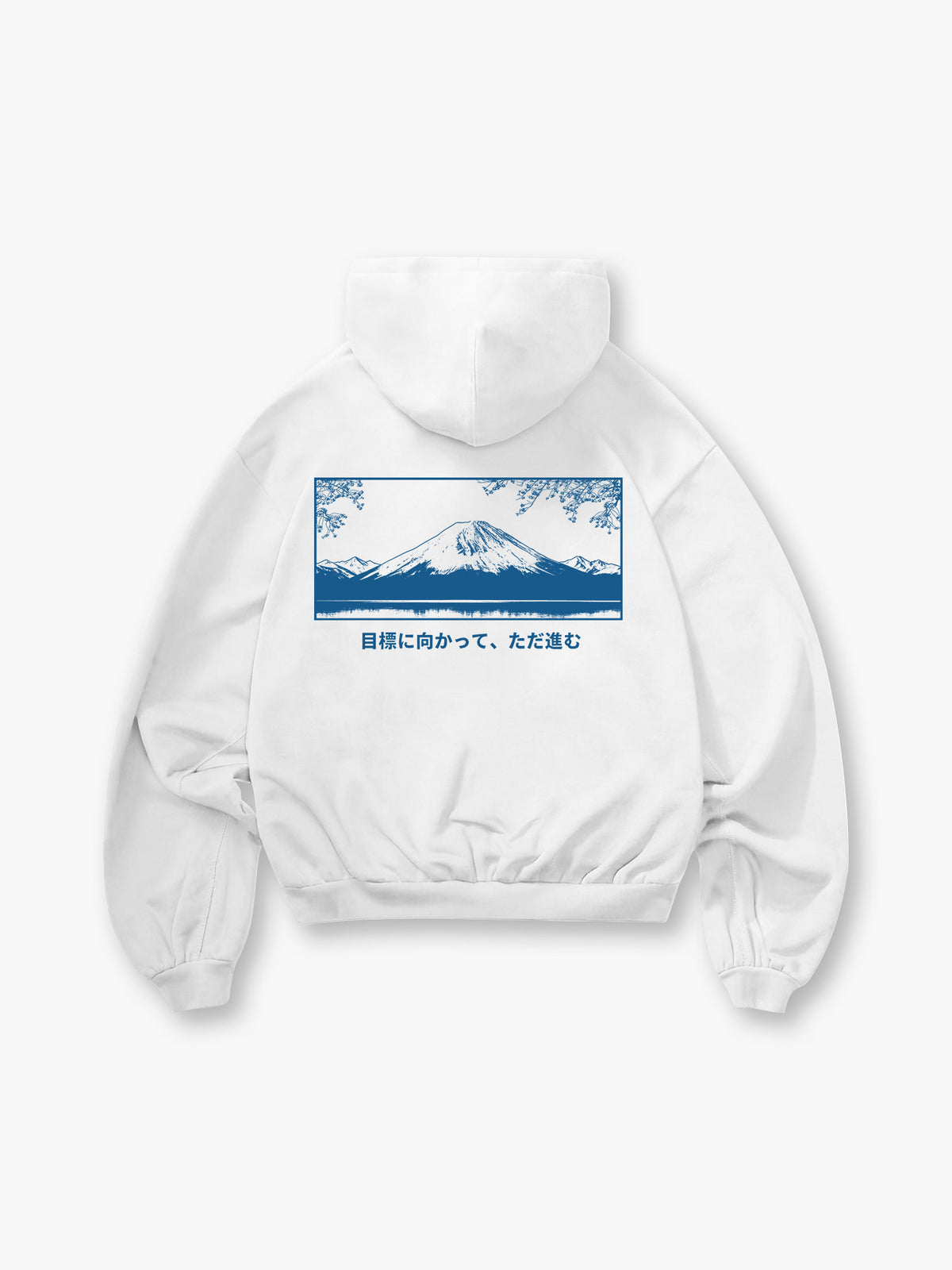 Mt Fuji Cherry Blossom Hoodie