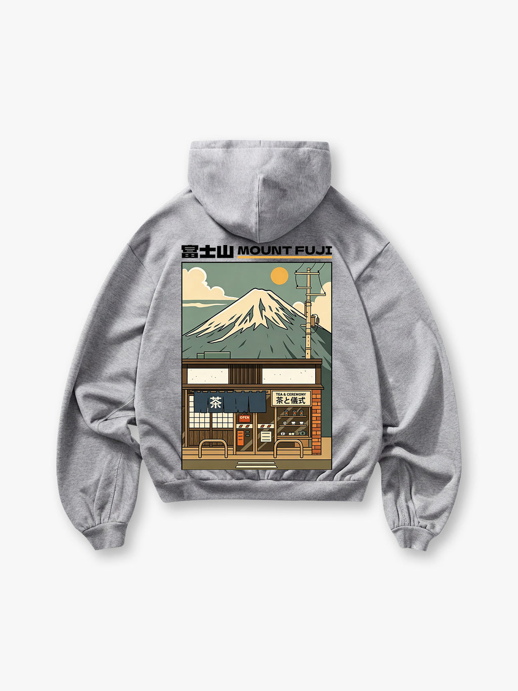 Mount Fuji Tea Shop Hoodie