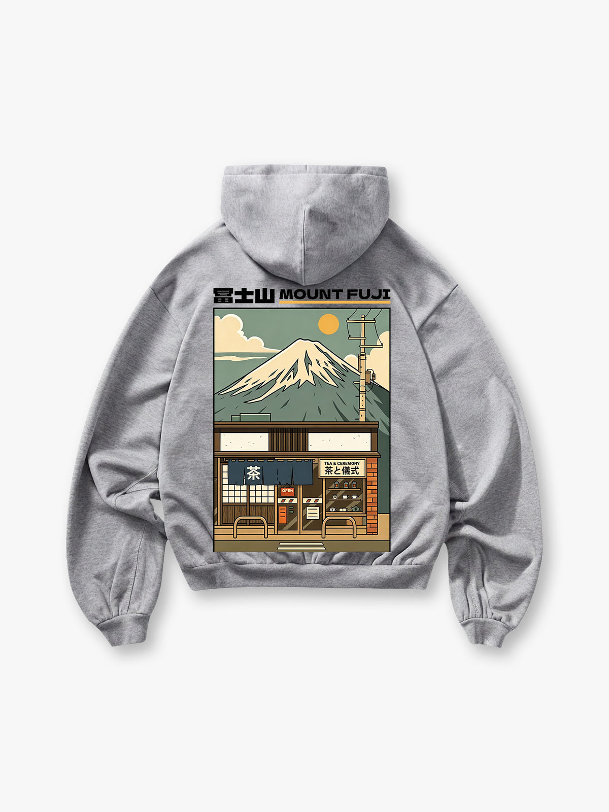 Mount Fuji Tea Shop Hoodie