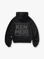 Checkered JDM Text Hoodie