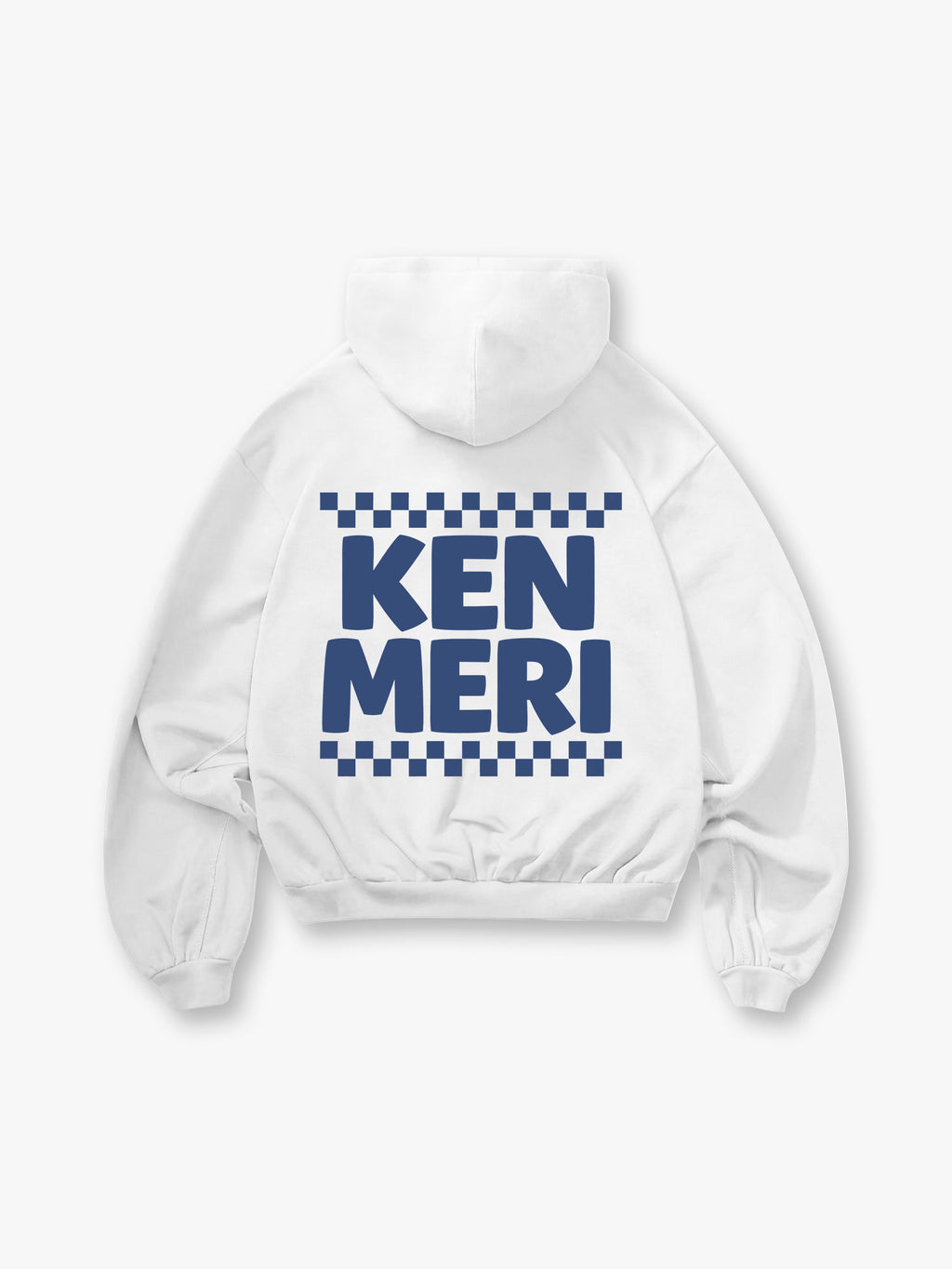 Checkered JDM Text Hoodie