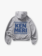 Checkered JDM Text Hoodie