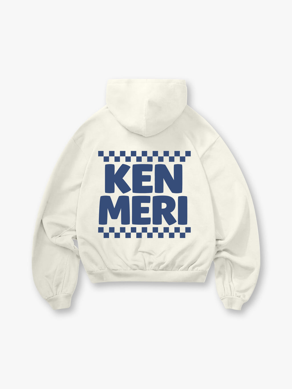 Checkered JDM Text Hoodie