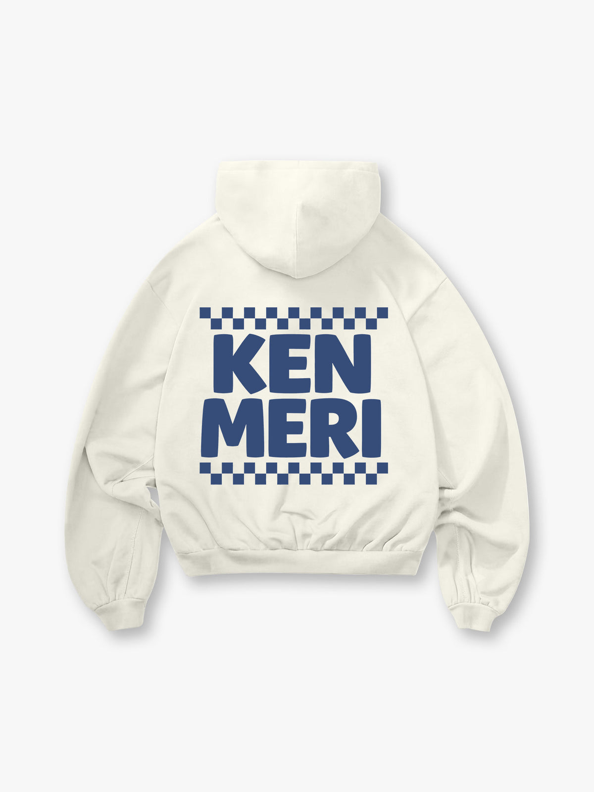 Checkered JDM Text Hoodie