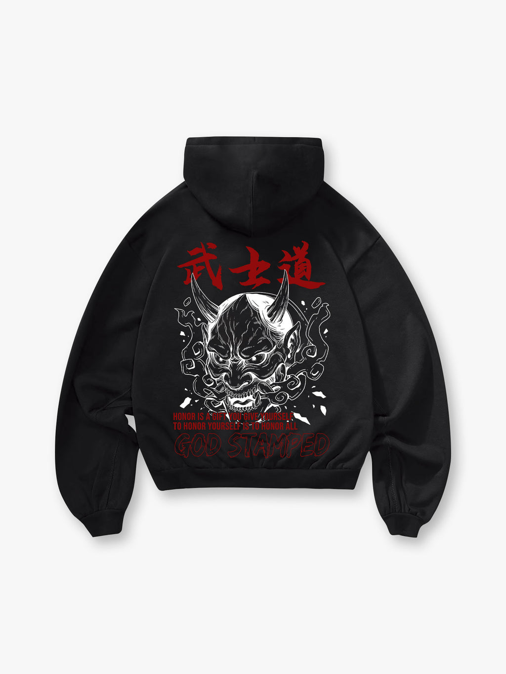 Bushido Oni Mask Hoodie