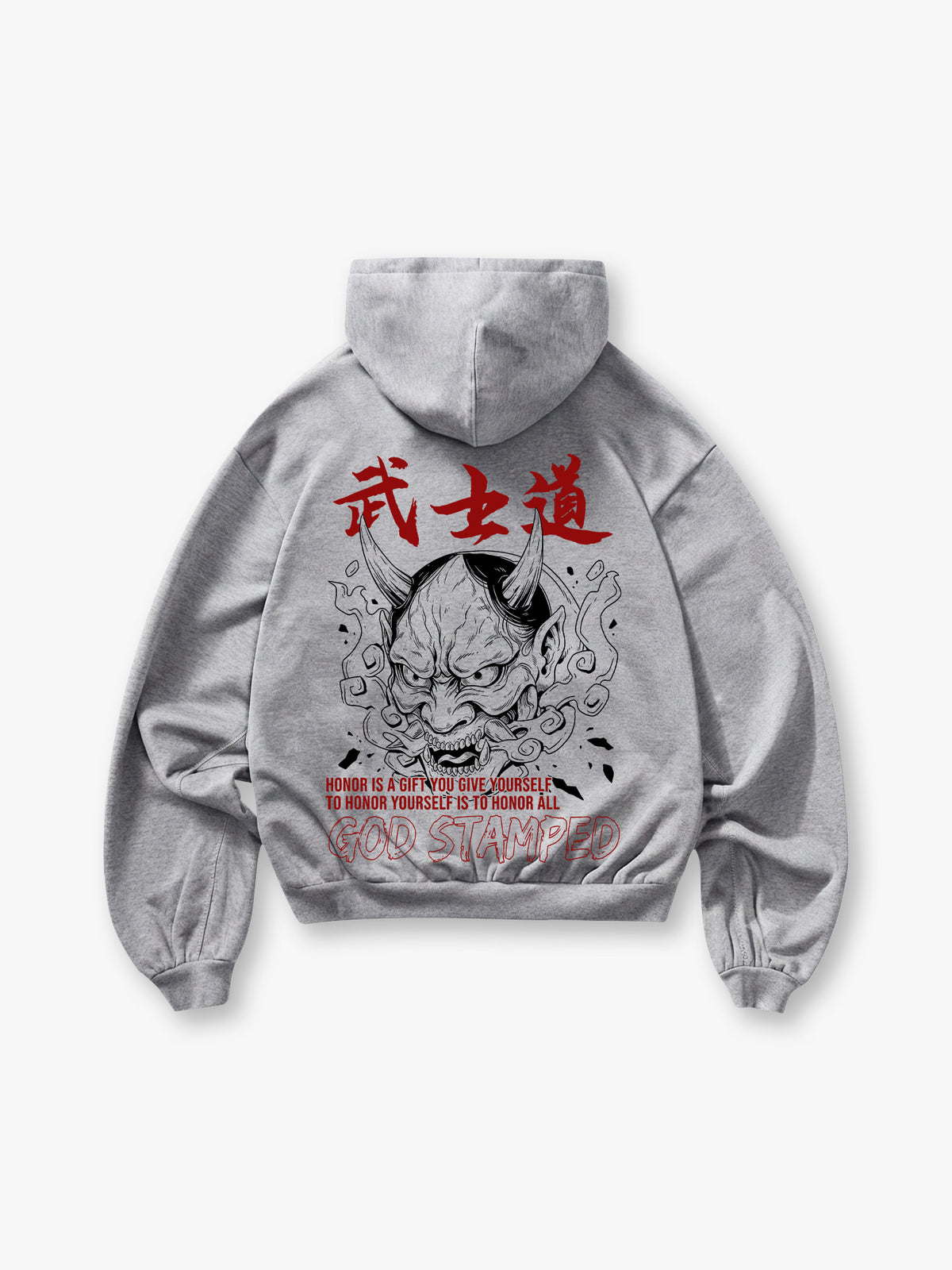 Bushido Oni Mask Hoodie