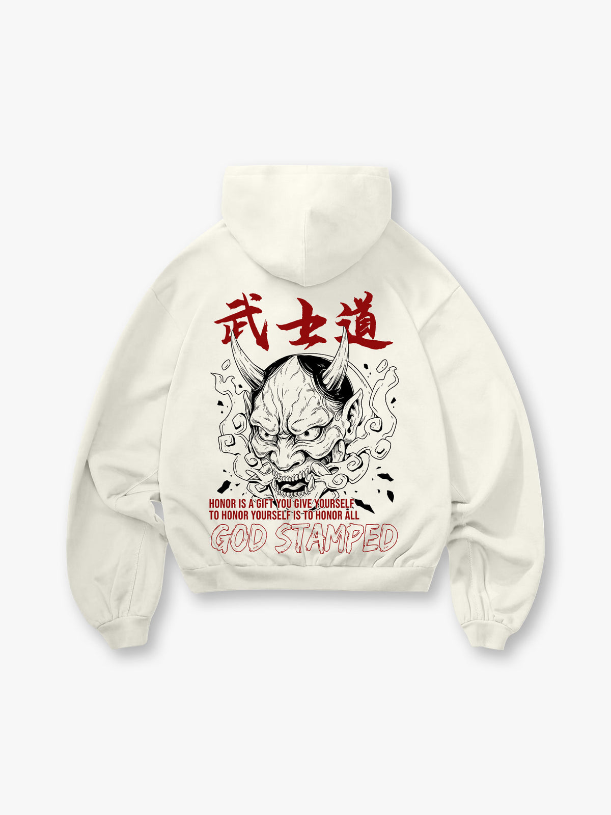 Bushido Oni Mask Hoodie