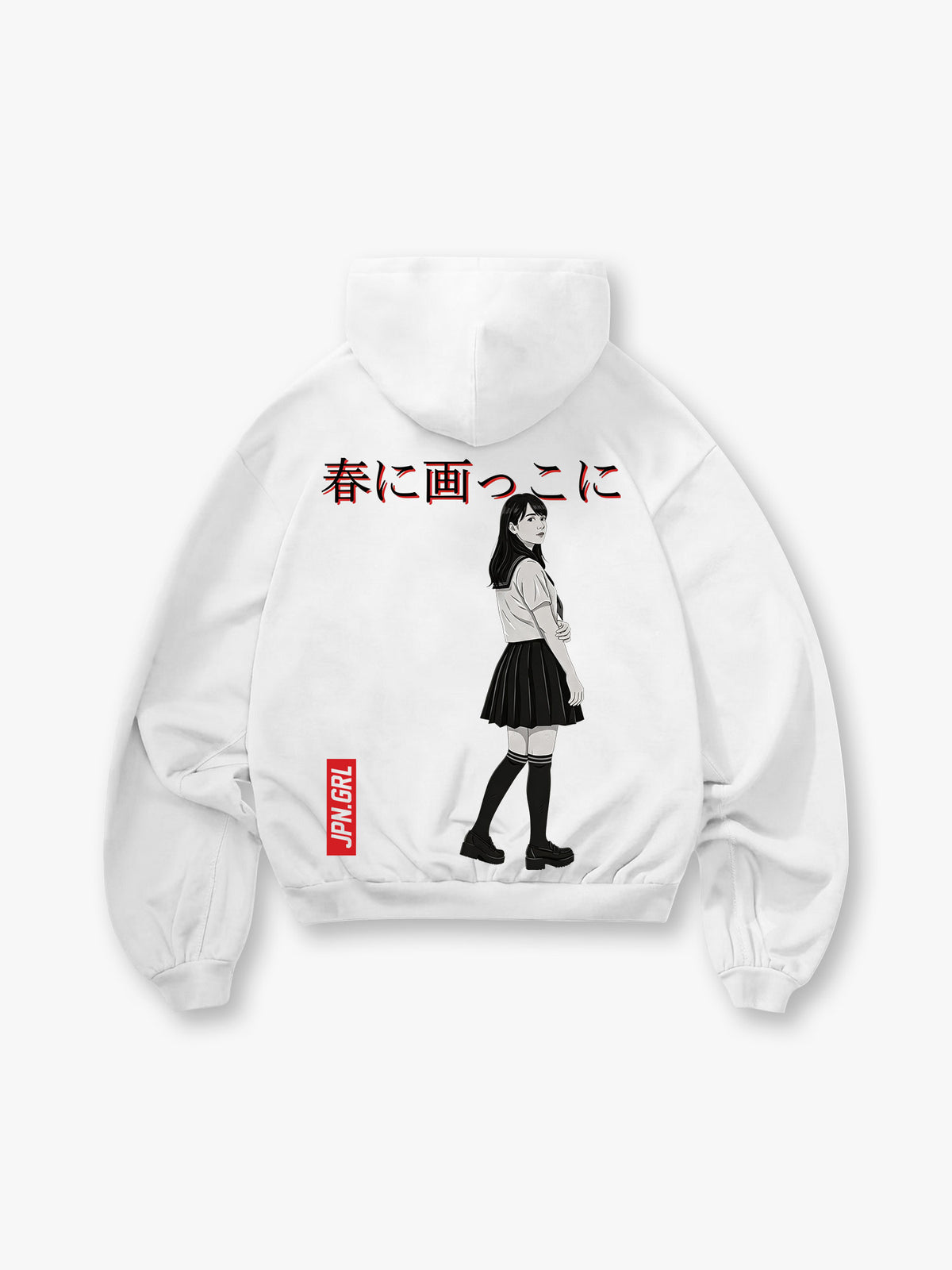 Anime School Girl Hoodie