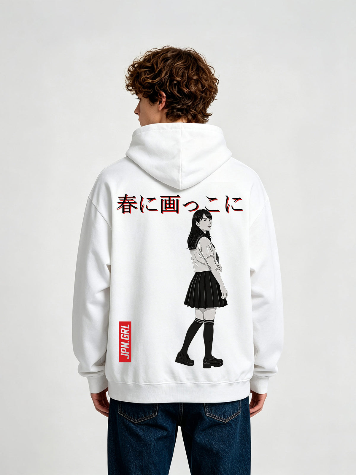 Anime School Girl Hoodie