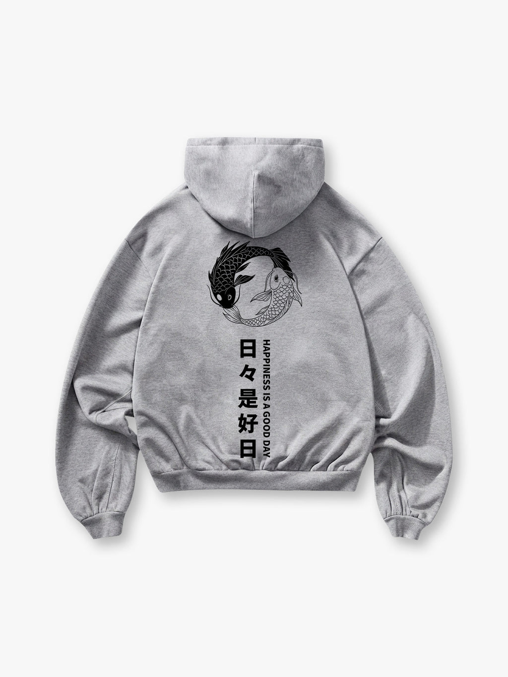 Koi Fish Japanese Kanji Hoodie