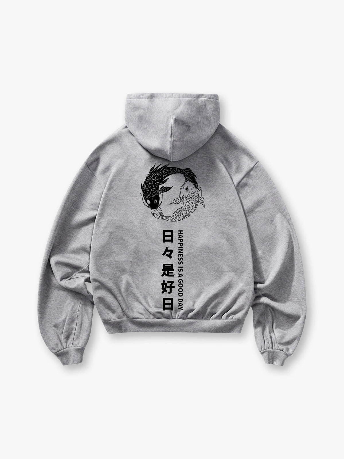 Koi Fish Japanese Kanji Hoodie