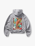 Koi Fish Lotus Hoodie