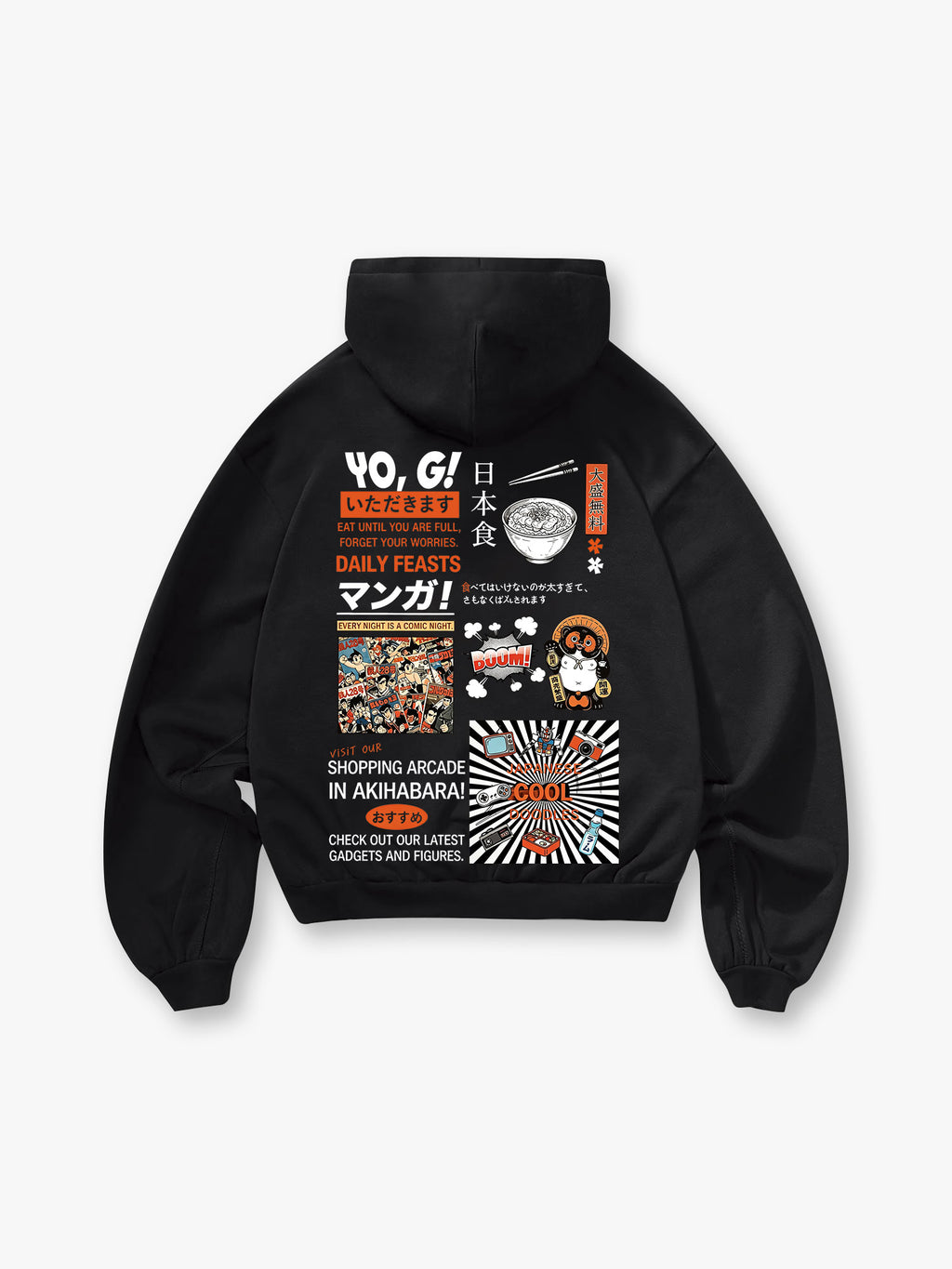 Japanese Manga Akihabara Hoodie