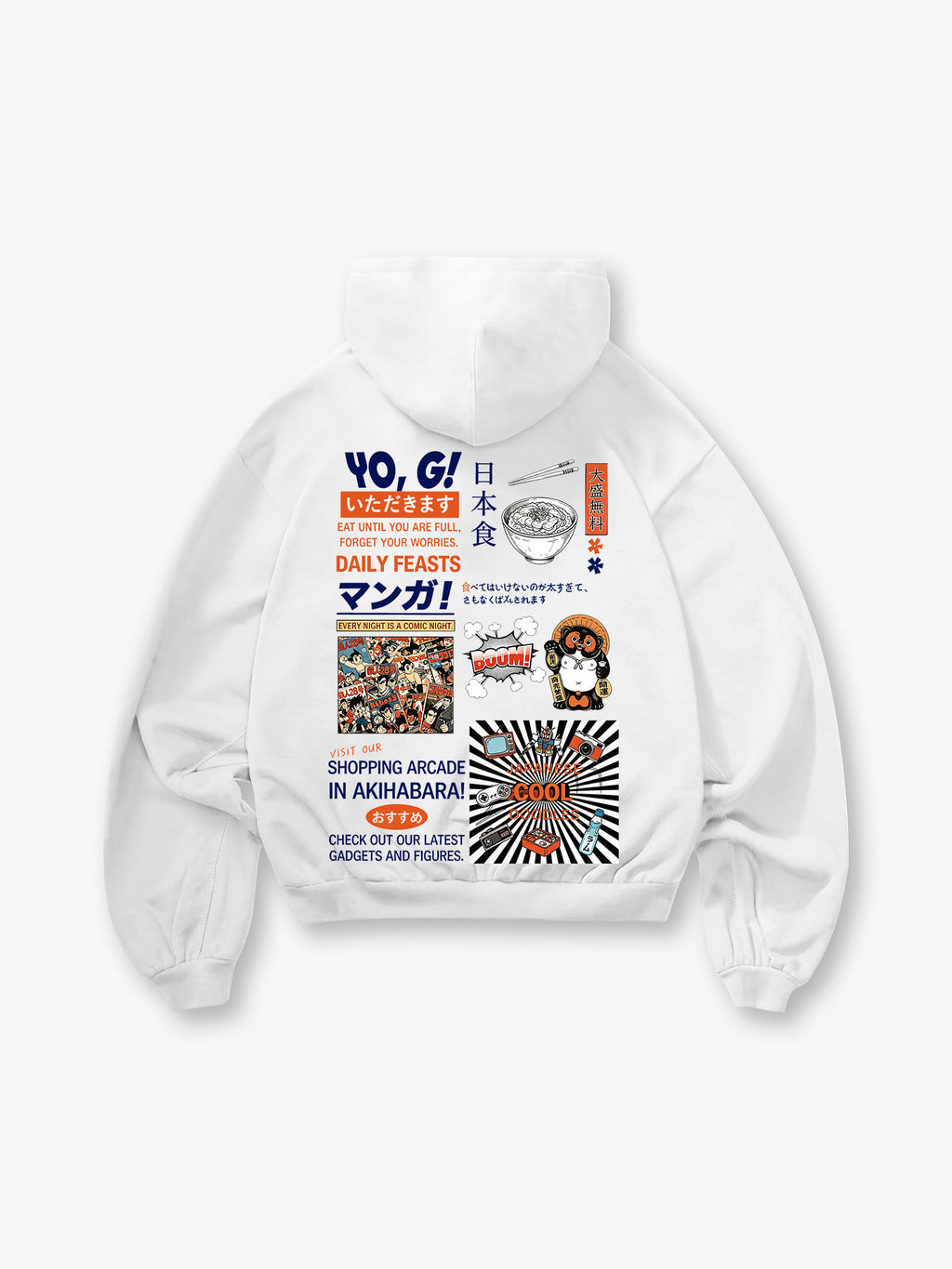 Japanese Manga Akihabara Hoodie