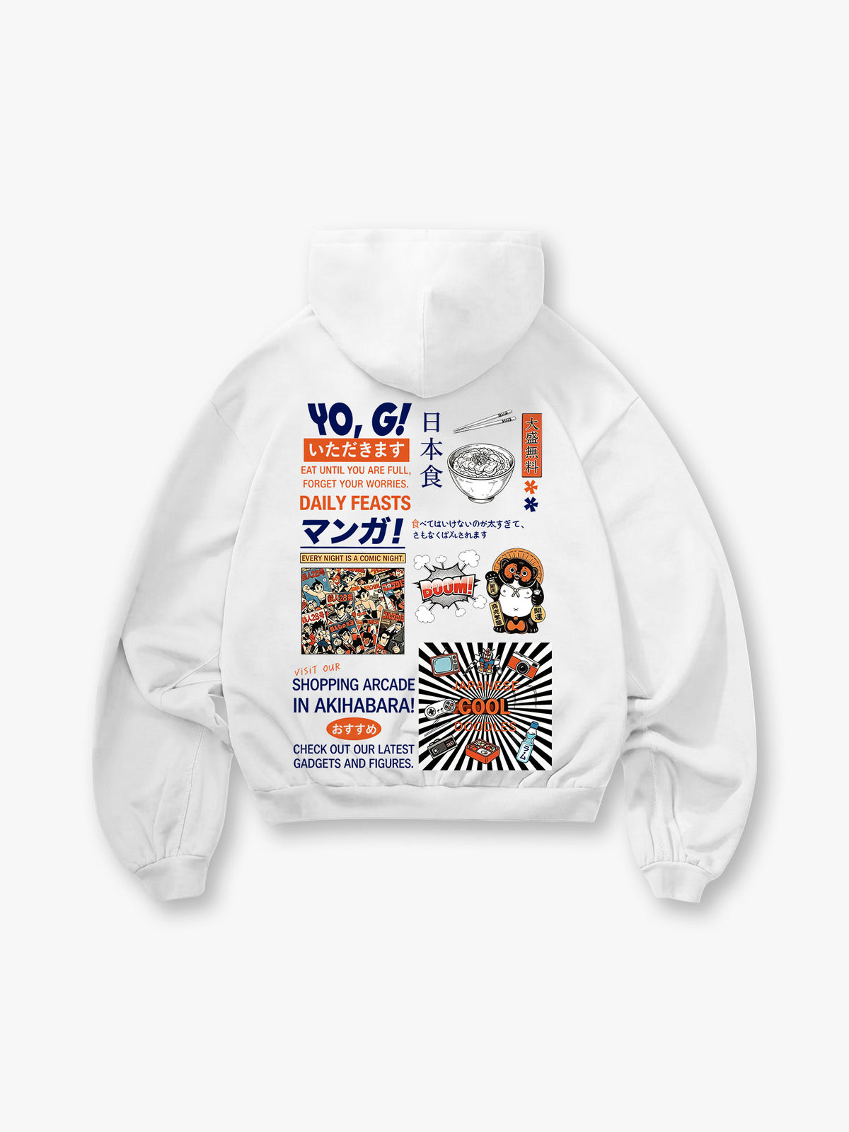 Japanese Manga Akihabara Hoodie