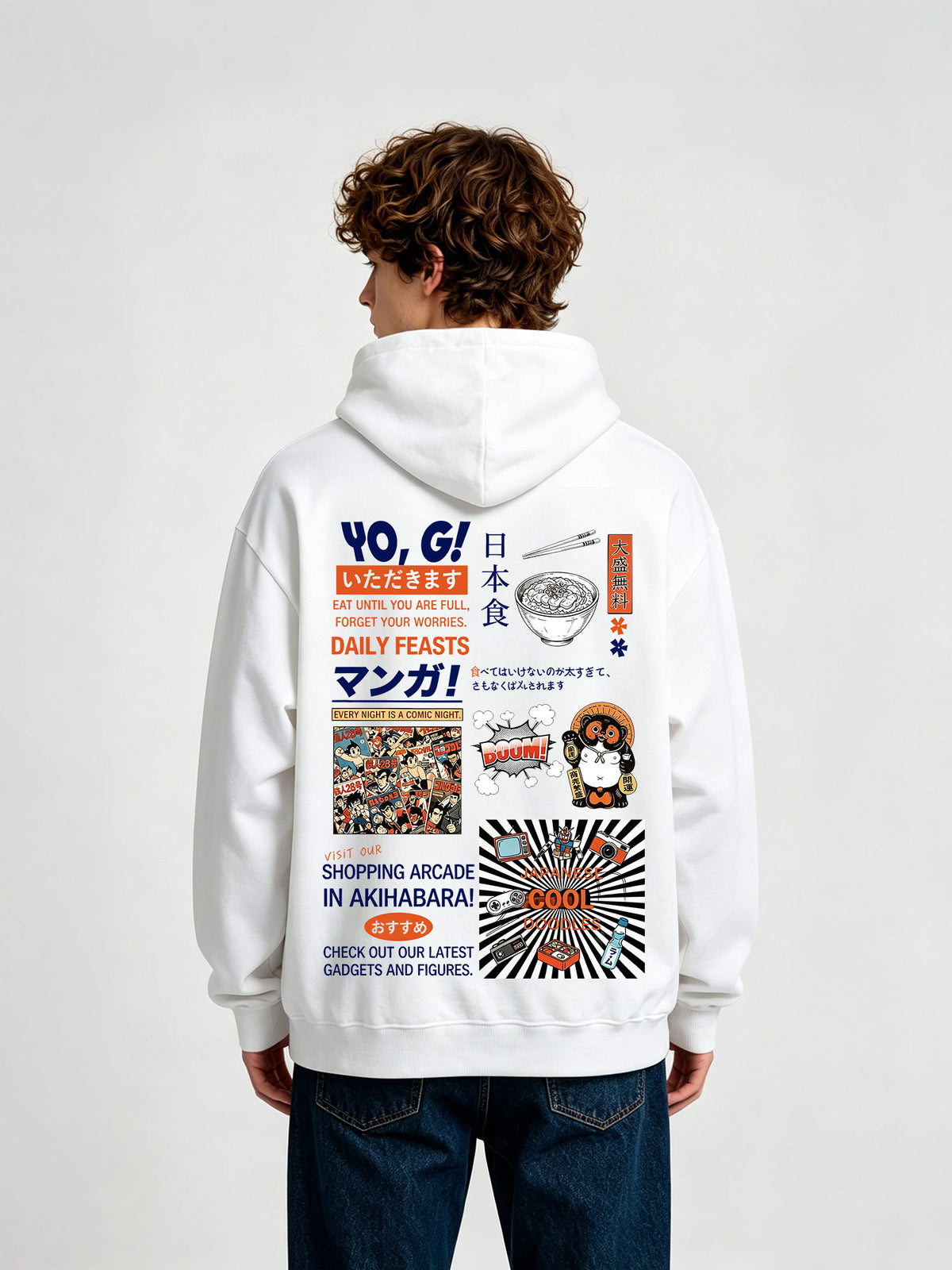 Japanese Manga Akihabara Hoodie