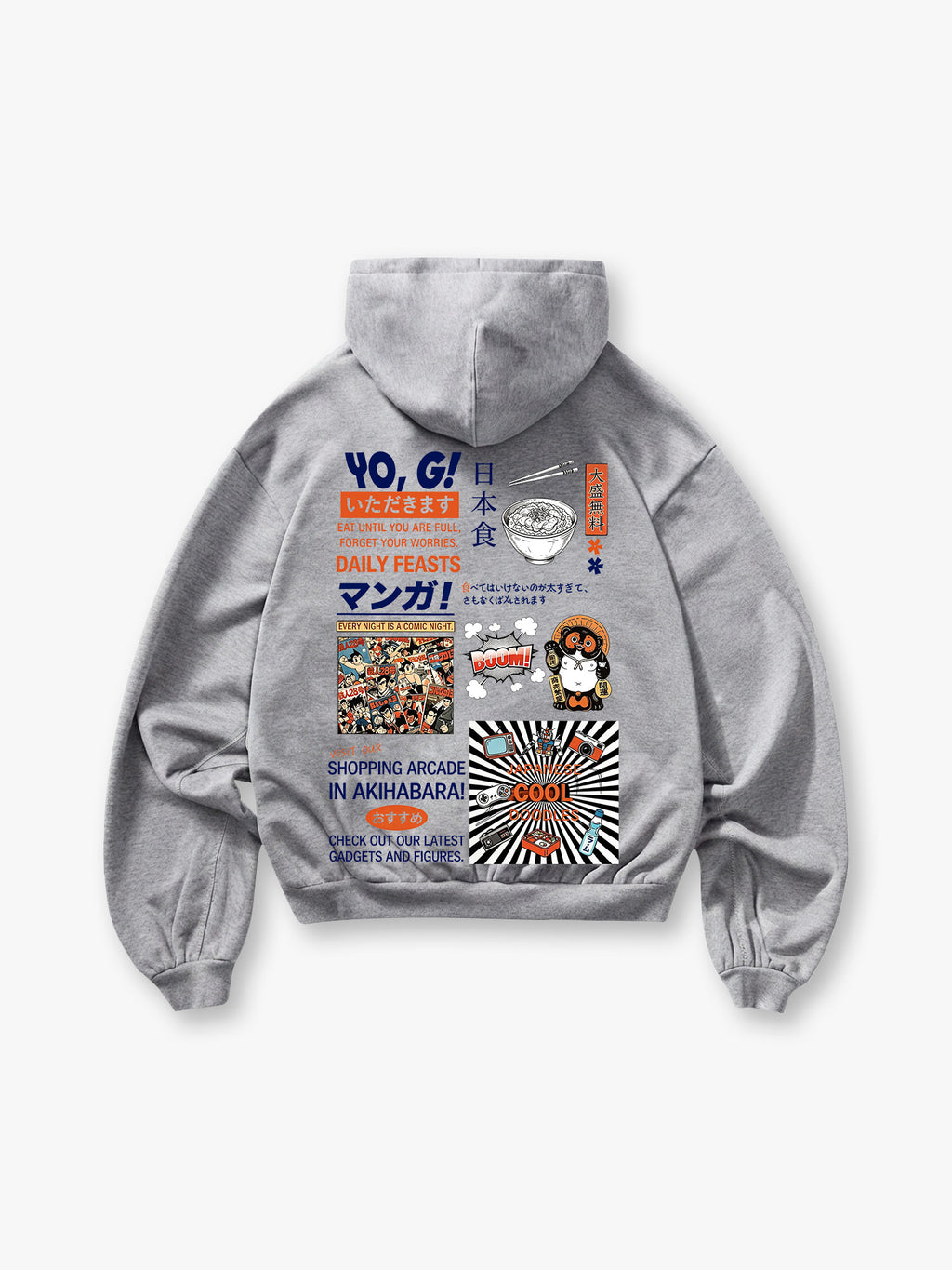 Japanese Manga Akihabara Hoodie