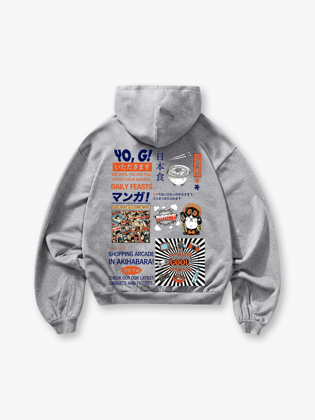 Japanese Manga Akihabara Hoodie