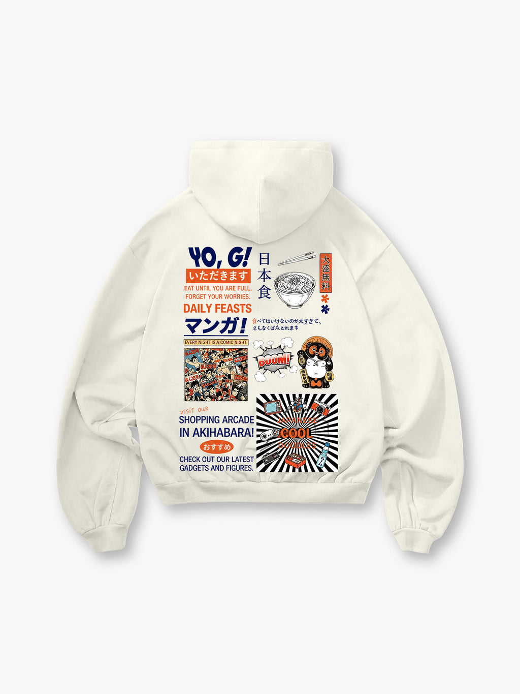 Japanese Manga Akihabara Hoodie