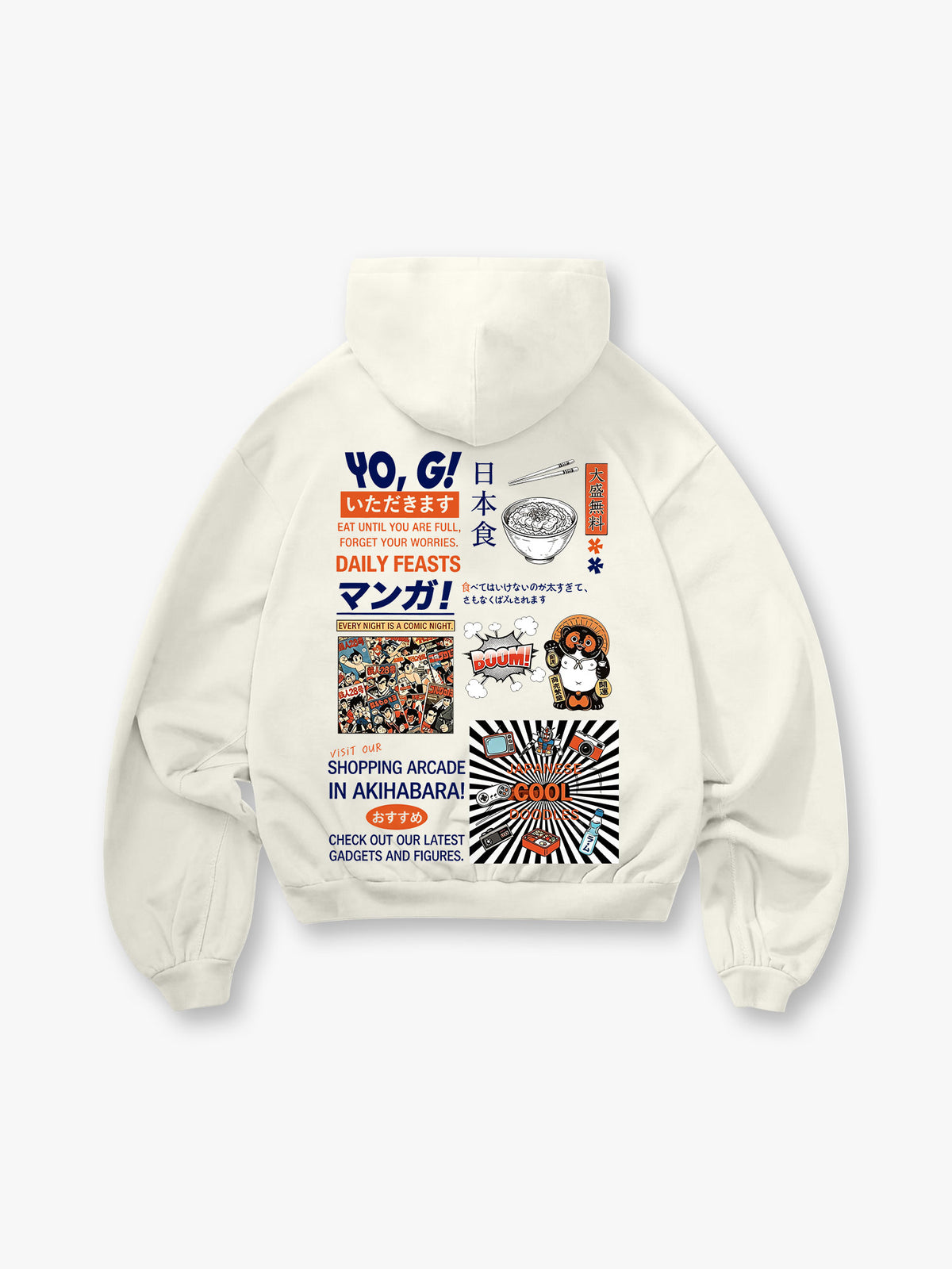 Japanese Manga Akihabara Hoodie