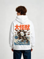 Kaiju Monster Great Wave Hoodie