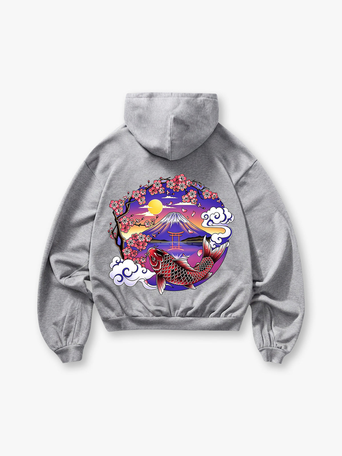 Mount Fuji Cherry Blossom Hoodie