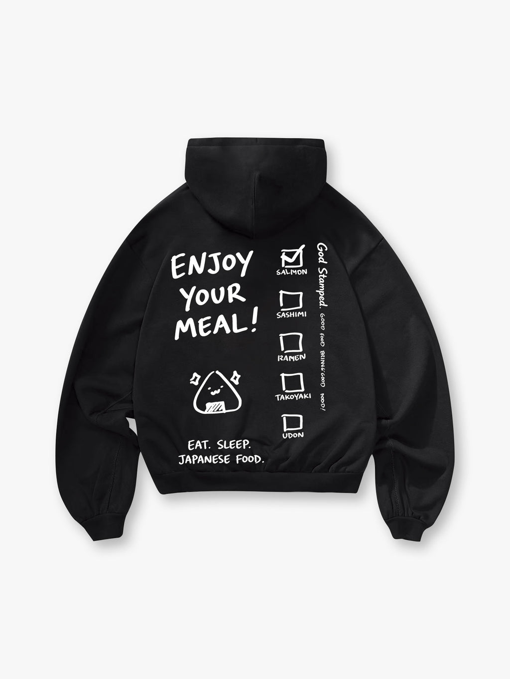 Food Checklist Onigiri Hoodie