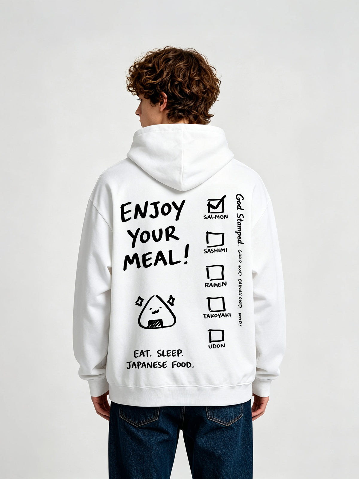 Food Checklist Onigiri Hoodie
