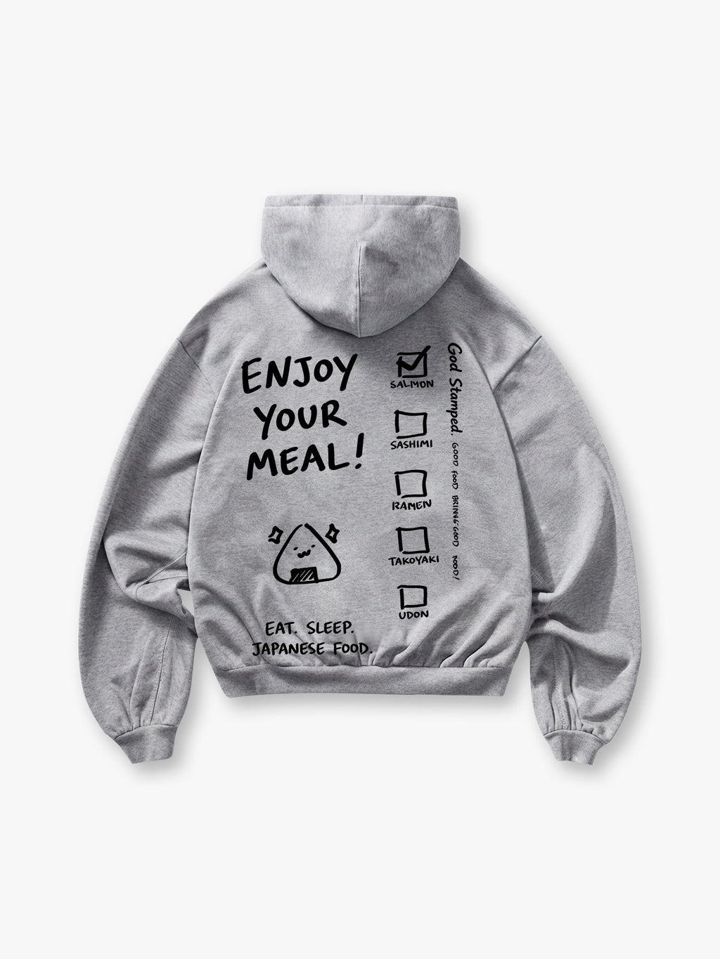Food Checklist Onigiri Hoodie