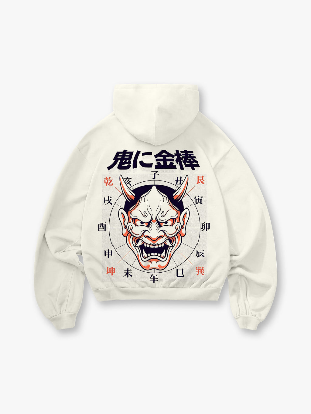 Hannya Oni Mask Hoodie