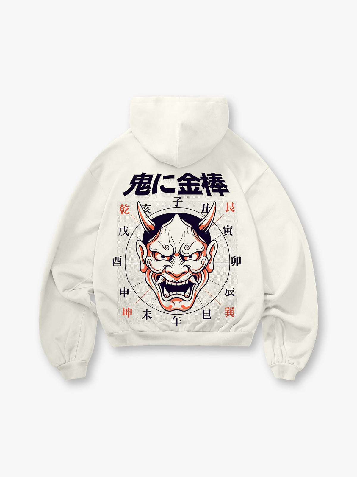 Hannya Oni Mask Hoodie