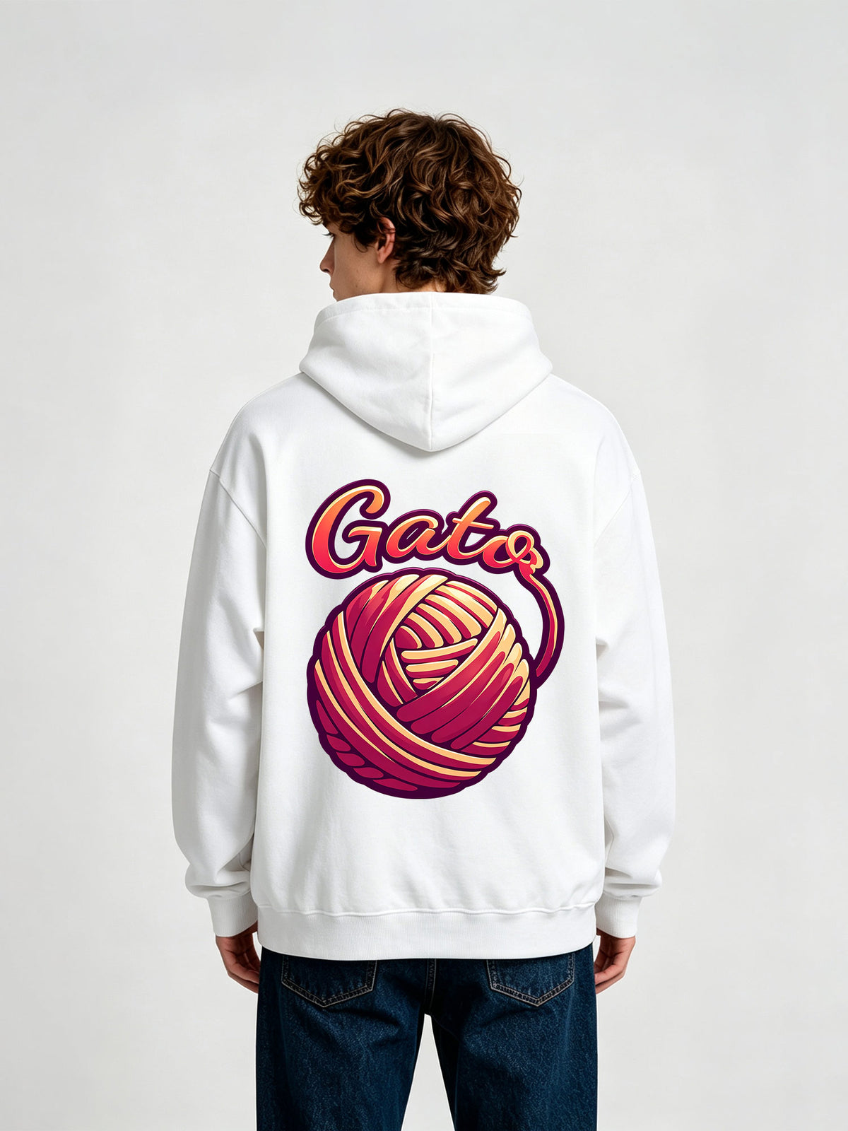 Yarn Ball Retro Hoodie