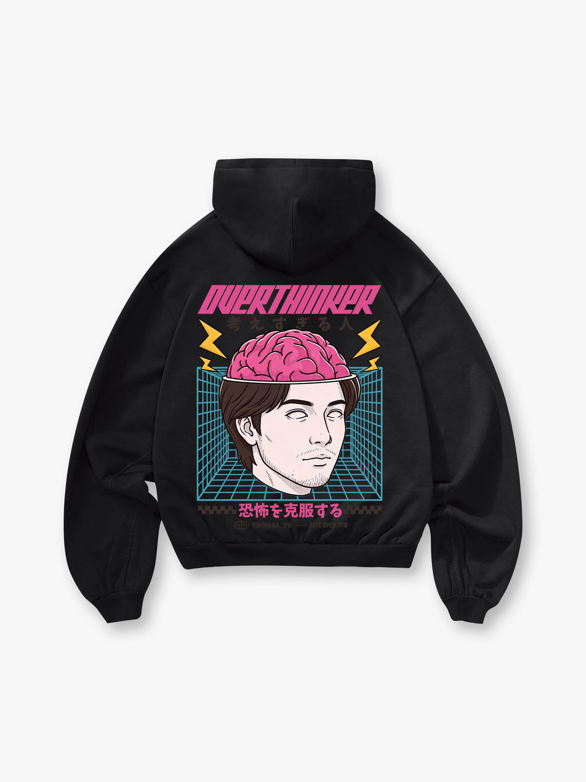 Vaporwave Brain Hoodie